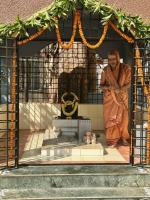 Jalabhisheka and Shodashopachar Puja by HH Swamiji at Shri Shivakrishna Mandir, Hubballi (26 Feb 2025)
